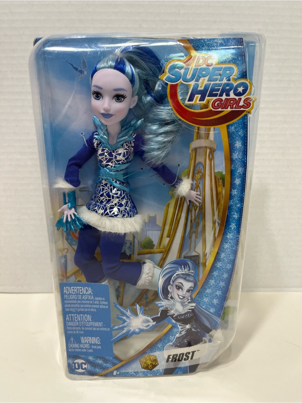 DC SUPER HERO GIRLS FROST Barbie doll NWT 2016 Mattel